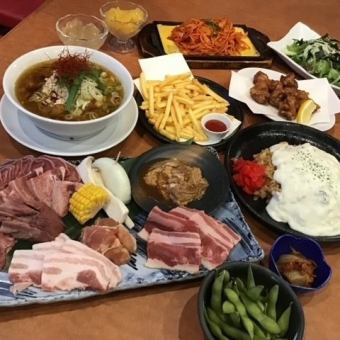 [Unlimited time] Easy all-you-can-eat course (60 items) *On weekends and holidays, when it gets busy, there is a 2-hour limit.