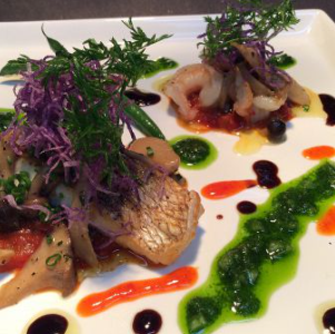 地元野菜で彩りよく