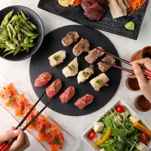 長野站 ◆全包廂 ◆使用肉類和海鮮食材的創意日本料理