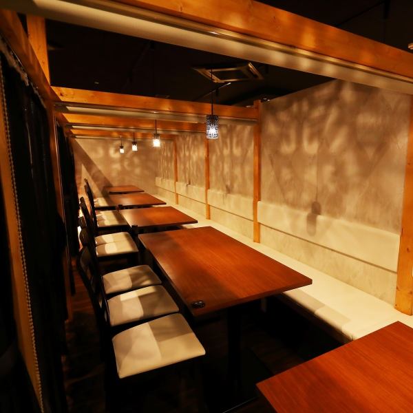 3 minutes from Nagano Station ◆ 10 people 20 people 30 people 40 people 50 people 60 people seats! Completely equipped with private rooms ♪ It is a shop with a calm atmosphere that can be used for important banquets.We have private rooms for 2 to 60 people.[Nagano Station 3 minutes private room Izakaya horse sashimi meat sushi seafood hot pot meat Shinshu beef Shinshu soba beef tongue shabu-shabu all-you-can-drink]