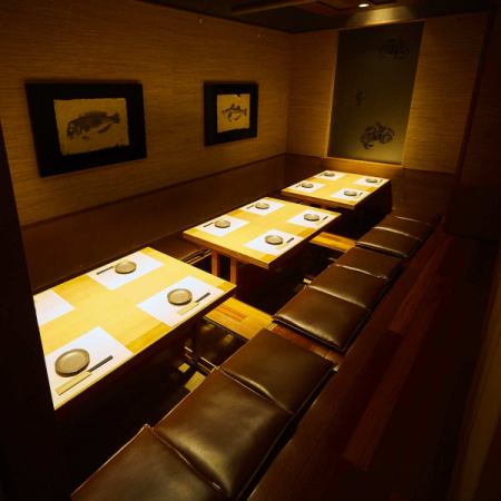 Banquets and drinking parties in a calm space with a Japanese atmosphere.