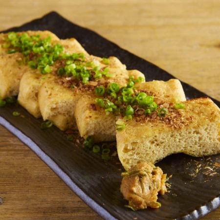 Nagaoka specialty: Tochio jumbo fried tofu