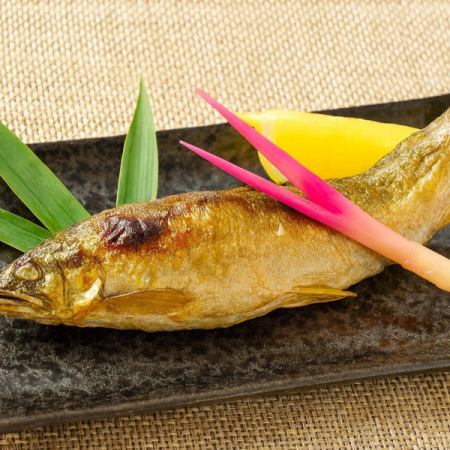 “笹川风味”天然海水盐烤香鱼(1条)