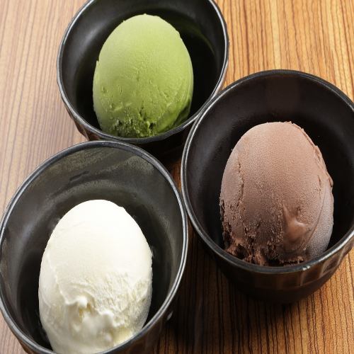 各种类型的冰淇淋