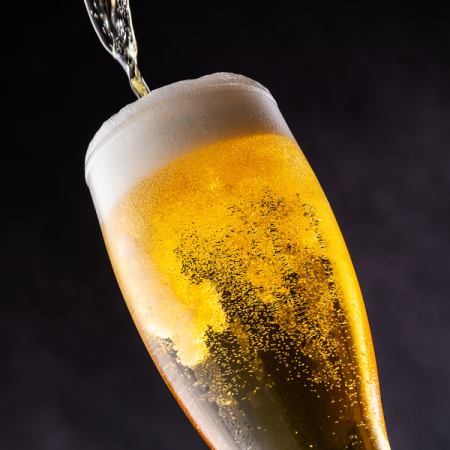 ＜単品飲み放題プラン＞　２時間飲み放題×完全個室×約１３０種類【プレミアムプラン】