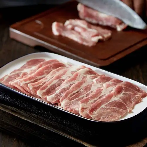 手切り豚肉スライス