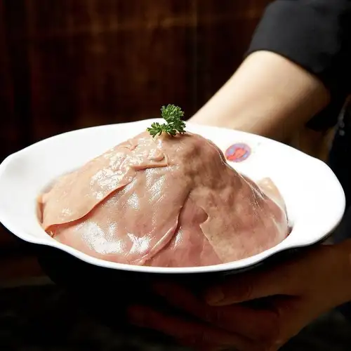 豚の腎臓スライス