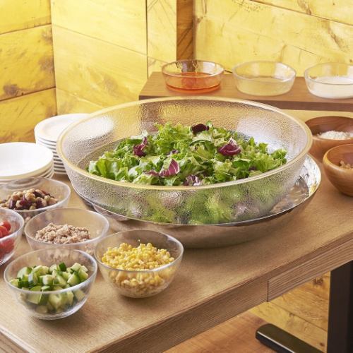 [Salad buffet] Held every day! All-you-can-eat fresh vegetables!