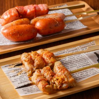 【３時間飲み放題付】【自慢串焼盛り合わせコース】＜全11品＞