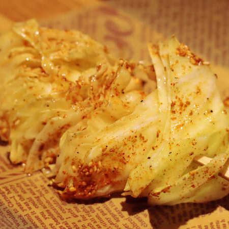 キャベツ串焼き