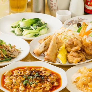 【仅限外带】今天的晚餐是正宗的中餐★麻婆豆腐&炸鸡&虾套餐2000日元（含税）