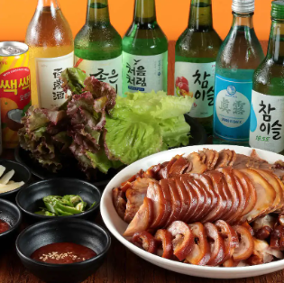 【料理のみ】ジョクバルコース+1600円で90分飲み放題が付けられます♪