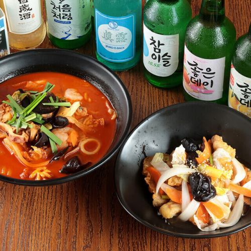 本場韓国の味を楽しめる