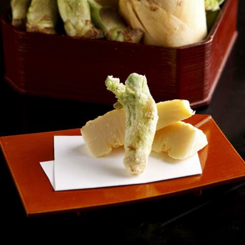 早春の天ぷら