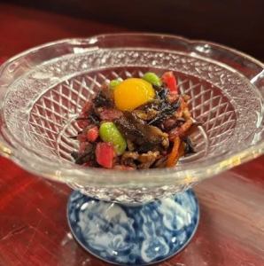 黒毛和牛肉玉 ユッケ風