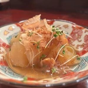 柚子味噌大根煮
