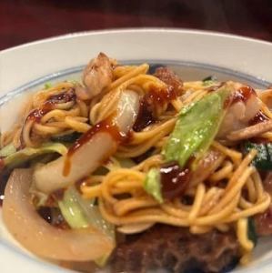 濃厚ホルモン 焼きそば