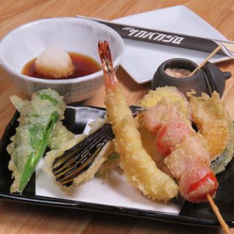 ☆Our most popular☆ [2H all-you-can-drink included] 8 dishes in total, including our signature duck dish and tempura, standard course 4,800 yen