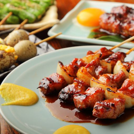 [Emergency plan course★120 minutes [all-you-can-drink] + 7 skewers] Oyoshi course 12 dishes total 4800 yen (tax included)