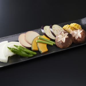 Assorted grilled vegetables