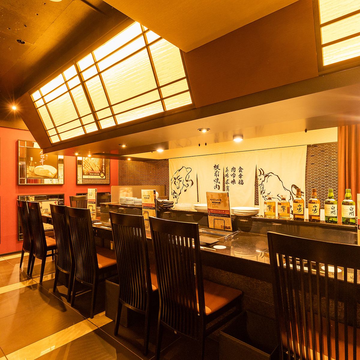 [Wagyu beef cow specialty store] A special seat to enjoy the craftsmanship right before your eyes!