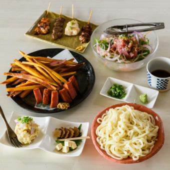 【宴会大満足コース】2時間飲み放題付き　5500円→5000円（税込み）