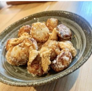 ころころ里芋の唐揚げ 金亀子味噌バター