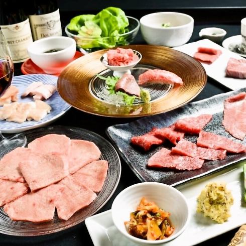 A higher-grade restaurant where you can enjoy the finest yakiniku and wine in a luxurious and sophisticated space