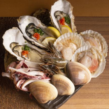 豪華海鮮盛り合わせセット【2時間飲み放題付き】