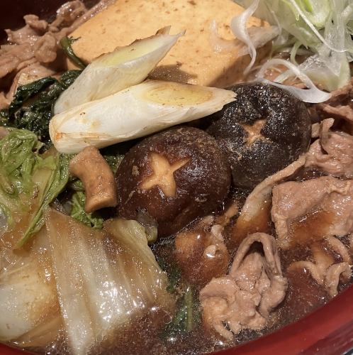 鴨のすき焼き