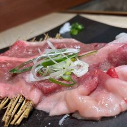 仙台牛の炙り焼き