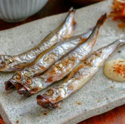 ししゃもの炭火焼き