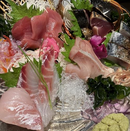 宮城市場直送 旬魚の盛り合わせ!!