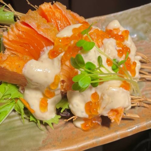 宮城市場直送　　宮城サーモンの絶品レアカツ