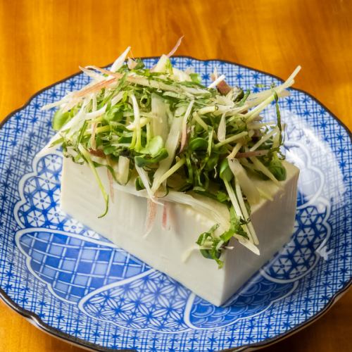 薬味たっぷり冷奴