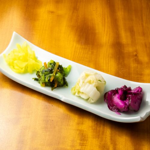 漬物盛り合わせ4種