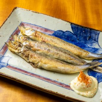 子持ちししゃも焼き