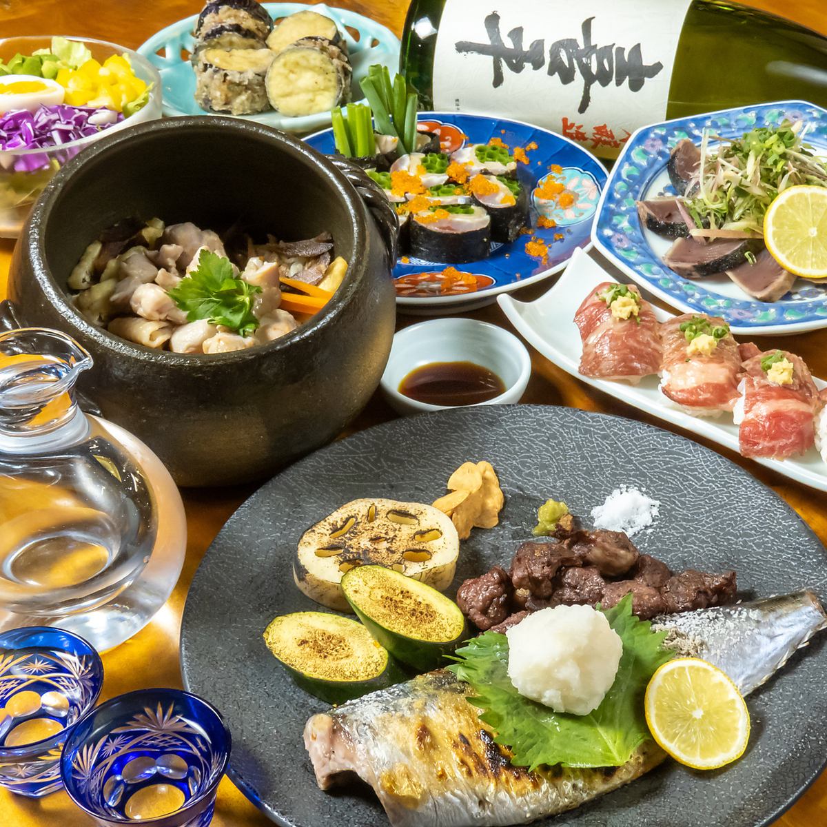 飲放付き各種宴会コース4,500円～6,500円でご用意しております！