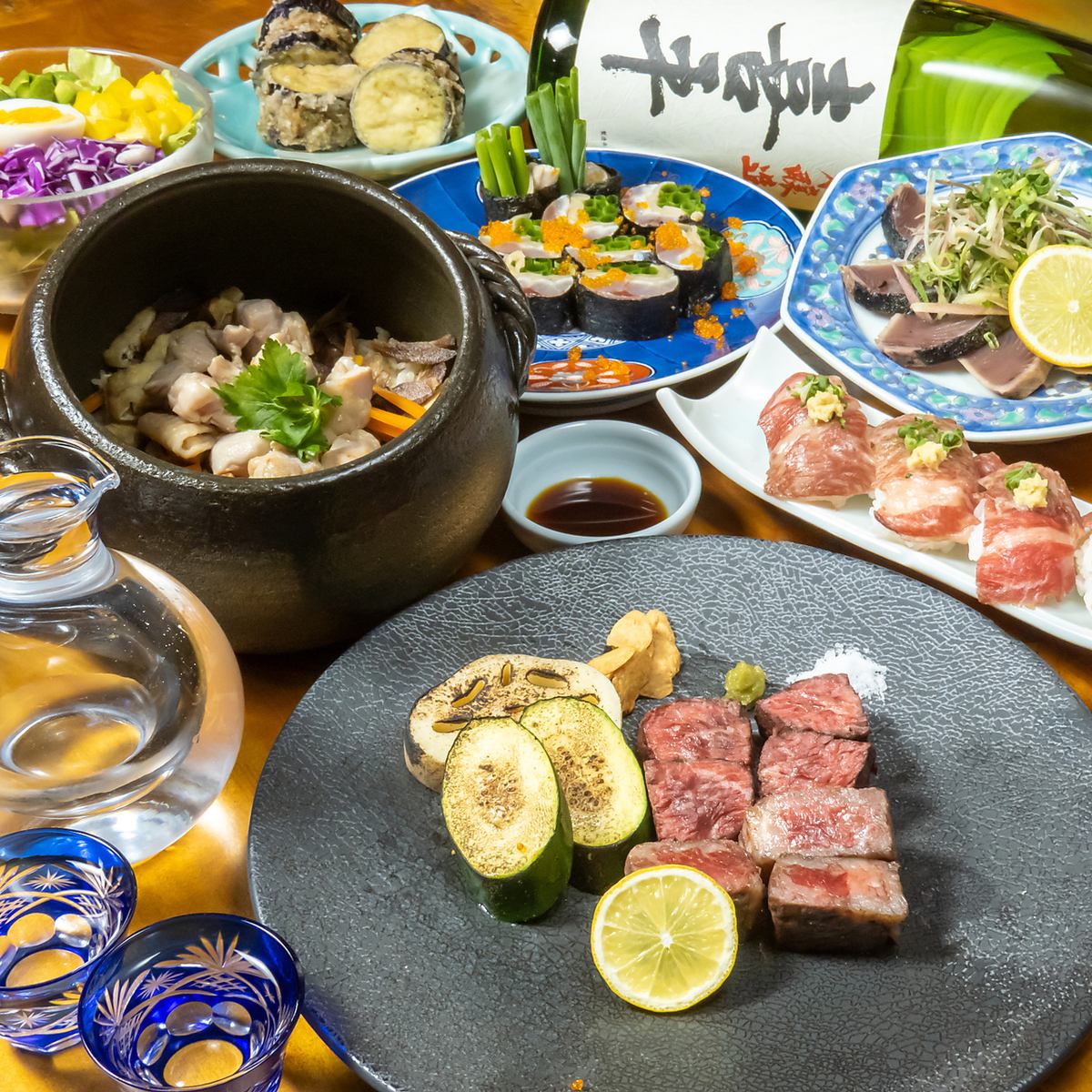 拘りの食材を使用した逸品料理、炭火焼きが堪能できる炭焼酒場壱