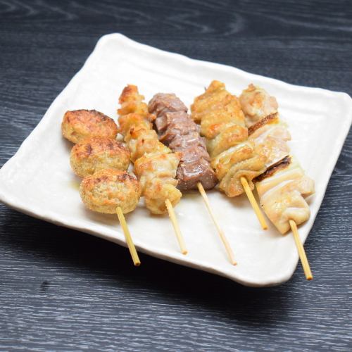 焼きとり盛合せ(五串)