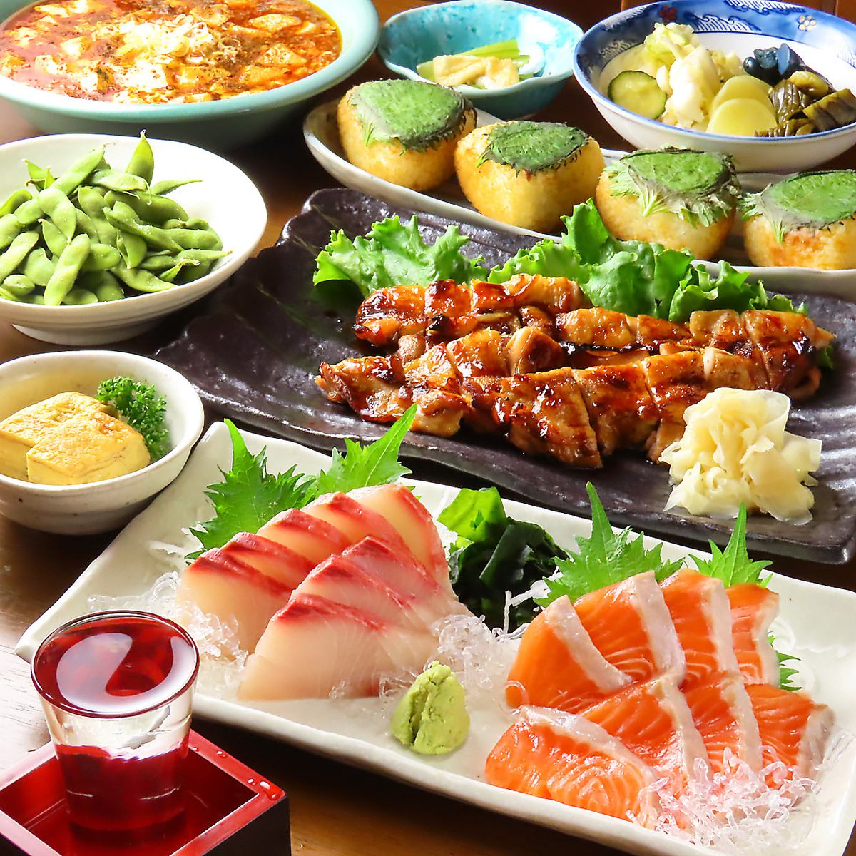 三陸鮮魚の刺盛りをご堪能あれ!旬のこだわり地酒とご一緒に!