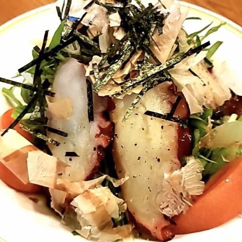 【宮古産】タコと水菜のサラダ