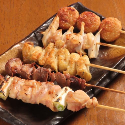 焼き鳥盛合せ(5串)