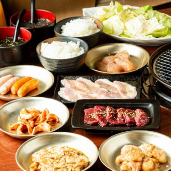 [2 hours all-you-can-drink] Tonchan, beef skirt steak, pork meat, etc. [Comi-comi 4,000 yen all-you-can-drink course]