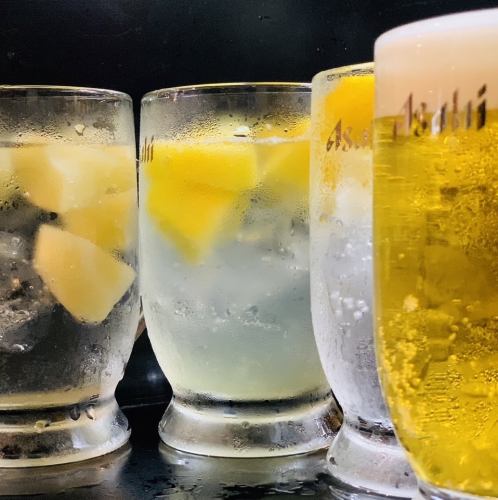 供應生啤酒！ 60分鐘暢飲，1400日圓（單點）。