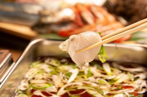 [October to March only] "Oden hotpot & natural yellowtail shabu course" with all-you-can-drink for 120 minutes 5,000 yen
