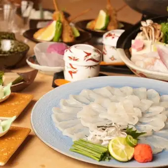Winter Delights: Fugu Feast Course <8 dishes total, 8,000 yen> with 150 minutes of all-you-can-drink