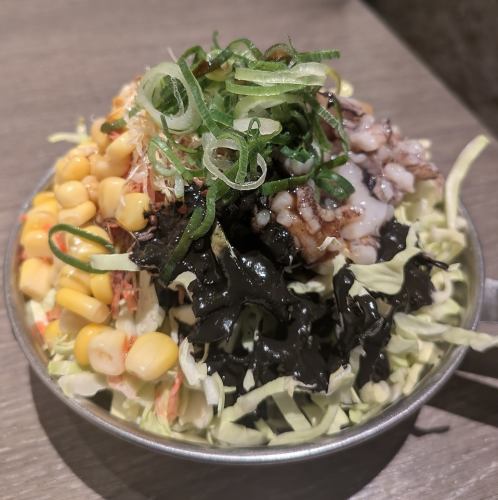 イカ墨チーズもんじゃ