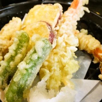 【大将お任せコース】お寿司、天ぷら、刺身盛り合わせなど含め全6品　3000円