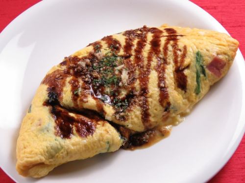 Spinach cheese omelet